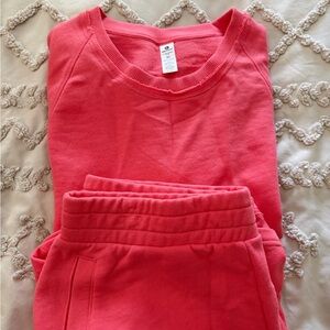 90 Degree set  top and shorts sun kisses coral